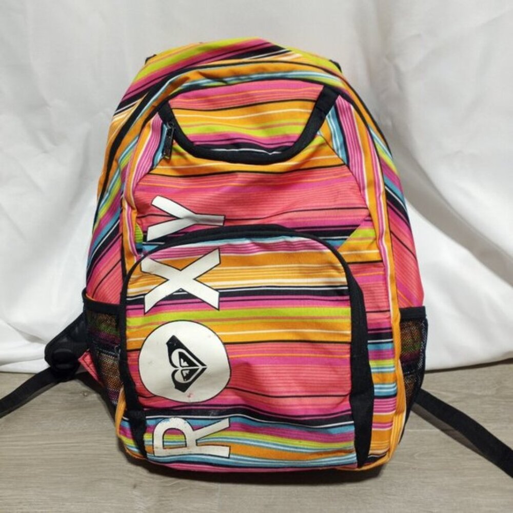 Roxy Colorful Spell Out Backpack